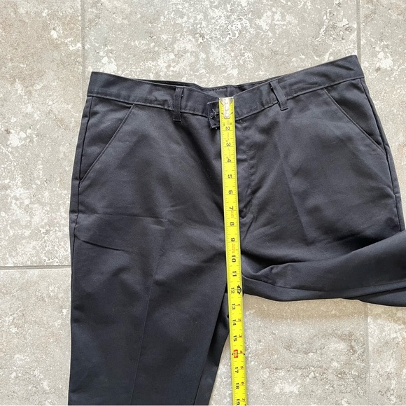 Dickies Black Work Pants 17 Jr Women Slim Fit Straight Stretch Easy Care New - Picture 8 of 10